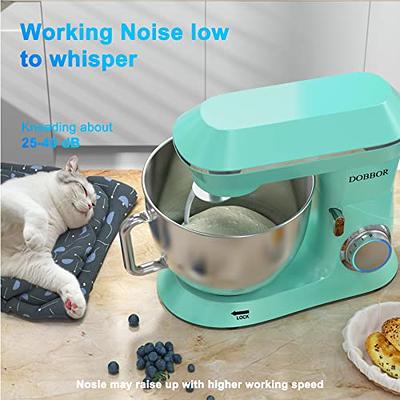 Cooklee Stand Mixer, 9.5 qt. 660W 10-Speed Electric Kitchen Mixer with Dishwasher-Safe Dough Hooks, Flat Beaters, Wire Whip & Pouring Shield