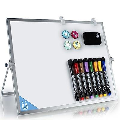 Dry Erase WhiteBoard, Aisuoker 16 x 12inch Magnetic Desktop