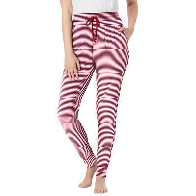 Plus Size Women's Relaxed Pajama Pant by Dreams & Co. in Classic Red Stripe  (Size 30/32) Pajama Bottoms - Yahoo Shopping