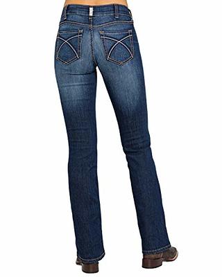 Ariat Women's R.E.A.L. Low Rise Rosy Whipstitch Bootcut Jeans