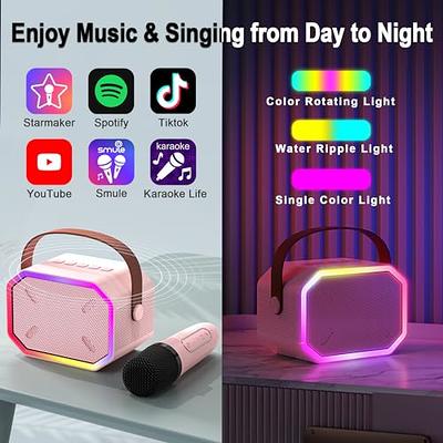 Mini Karaoke Microphone Machine Toy, Portable Bluetooth Speaker with 2 Wireless  Microphone for Girls, Music Player Toys Gifts for Girls Ages 4, 5, 6, 7, 8,  9, 10, 12 +Year Old Birthday Party. (Pink) - Yahoo Shopping