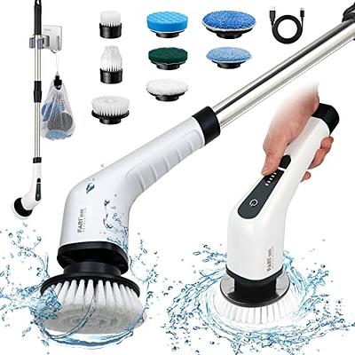 Electric Cleaning Brush 4-in-1 Handheld Kitchen Cleaner Cordless Spin  Scrubber,Bathroom Rechargeable Scrub Brush,Shower Scrubber For Cleaning