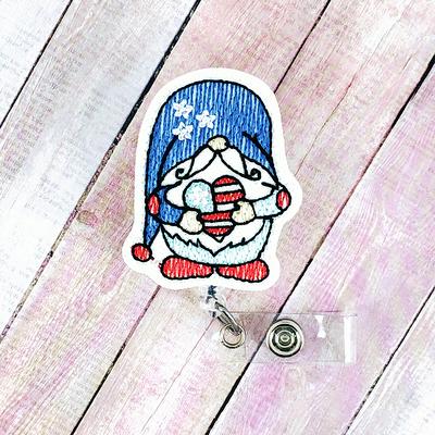 Gnome Badge Reel, Summer Patriotic 4Th Of July Holder, Lanyard, Name Badge,  Id Cute Reel - Yahoo Shopping