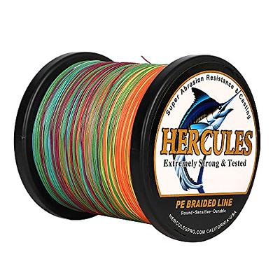 HERCULES 200 lb Test Braid Fishing Line Abrasion Resistant 8 Strands No  Stretch