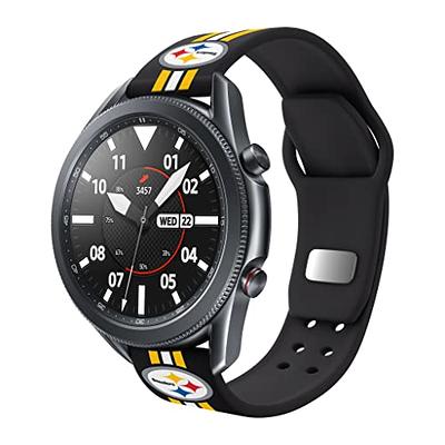 NFL Pittsburgh Steelers Samsung Watch Compatible Silicone Sports Band - 20mm