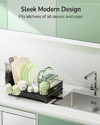 ULG Dish Drying Rack Over Sink for Kitchen