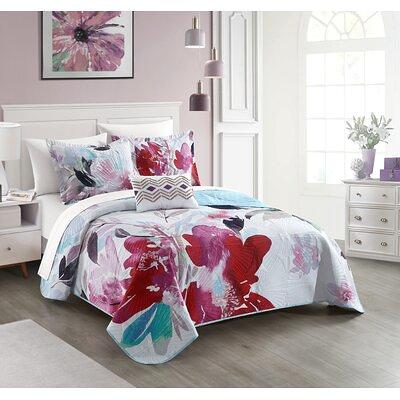 Home Expressions Madeline Floral Quilt Set