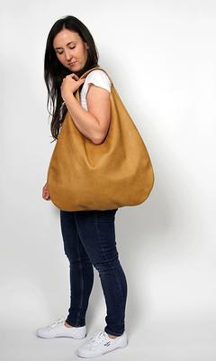 Brown Leather Shoulder Bag, Hobo Women Everyday Tote Leather Tote, Purse, Soft  Handbag For Women - Yahoo Shopping