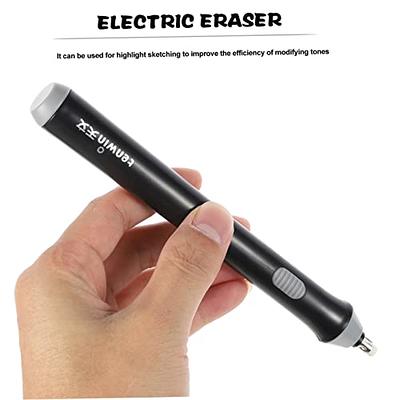 Electric Eraser Battery Operated Auto Erasers Rubber for Artist Drawing Painting Sketching Drafting Blue