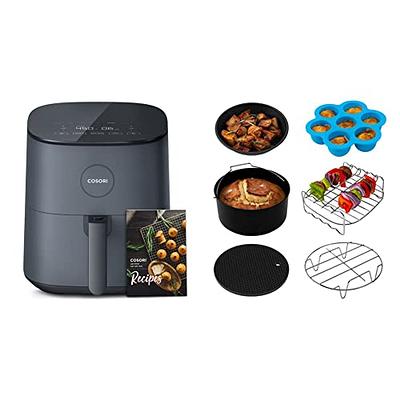  Ninja Air Fryer, 1550-Watt Programmable Base for Air Frying,  Roasting, Reheating & Dehydrating with 4-Quart Ceramic Coated Basket  (AF101), Black/Gray (Renewed) : Home & Kitchen