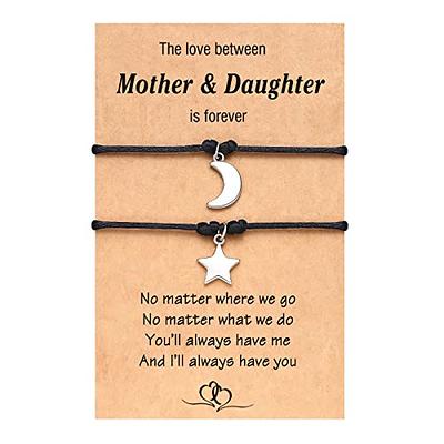 Lovers Key, Deep Teal Mother and daughter Bracelets