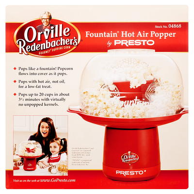 GREAT NORTHERN 6 oz. Capacity Air Popper Popcorn Maker - Vintage-Style  Countertop Popper Popcorn Machine with 6-Cup Capacity 83-DT6083 - The Home  Depot