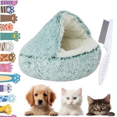 Cozy Cocoon Pet Bed Cozy Nook Pet Bed for Dogs Winter Pet Plush