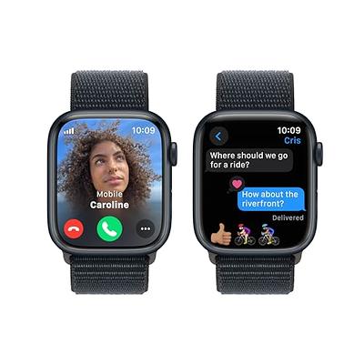 Apple Watch Series 7 [GPS 45mm] Smart Watch w/Midnight Aluminum Case with  Midnight Sport Band. Fitness Tracker, Blood Oxygen & ECG Apps, Always-On