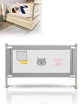 Athradies Bed Rails for Toddlers, 59'' Extra Long Toddler Bed