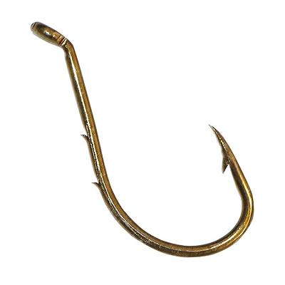 100Pcs 10 Sizes High Carbon Steel Fishing Hook Catfish Hook with Barbs -  Yahoo Shopping