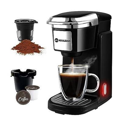 KOTLIE Single Serve Coffee Maker, 4in1 Espresso Machine for Nespresso Pods,  K cups, L'OR, Ground Coffee, illy Coffee ESE, 19Bar Espresso Maker, 1450W