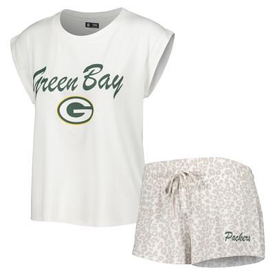 Women's Concepts Sport White/Cream Dallas Cowboys Montana T-Shirt & Shorts  Sleep Set