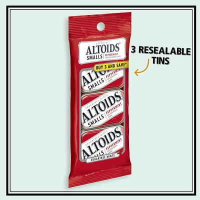 ALTOIDS Arctic Peppermint Sugarfree Mints, 1.2 oz (Pack of 8