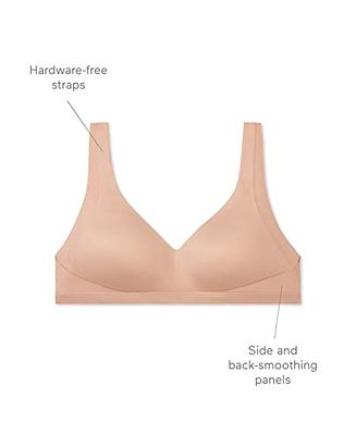 Plus Size Women's Back-Smoothing Wireless T-Shirt Bra by Comfort