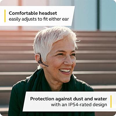 Jabra 100 Meters to Single Built-in Noise Headset Black Media Bluetooth 65 2 Premium Wireless Talk - Microphones, Ear Shopping Up Cancelling - - Range Yahoo Mono Streaming, -