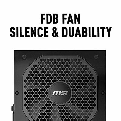  MSI MPG A750GF Gaming Power Supply - Full Modular - 80