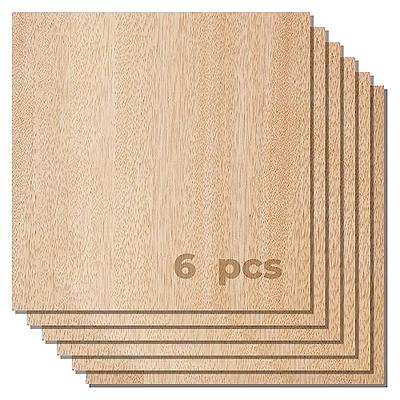 Terminalia Plywood 6 PCS, 1/8 Wood Sheets 12 x 12 Terminalia Unfinished  Wood for Crafts, Laser Cutting & Engraving, Unfinished Wood Pieces for DIY  Decorations - Yahoo Shopping