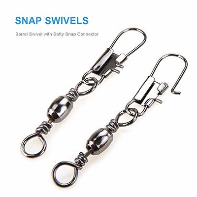 Duo Lock Fishing Snaps 25~100Pcs Fishing Clips Speed Clips Carabiners  Fishing Swivels Snap Saltwater