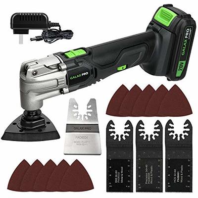 Oscillating Tool, 20V Max Cordless Multifunctional Tool, 2.0Ah Lithium-Ion Battery, 6 Variable Speed