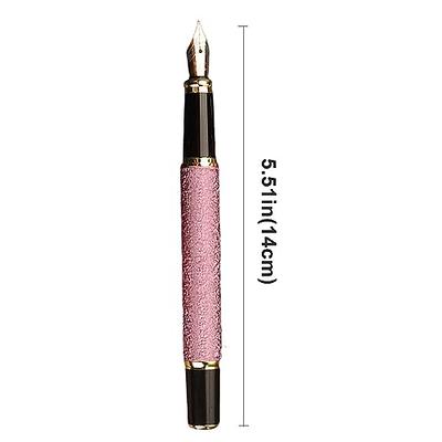 Fountain Pen-Iridium Fine Nib Writing Pen Set, Fancy Pen Gift Set for  Calligraphy Writing,with Converter,Smooth Writing (rose red) - Yahoo  Shopping