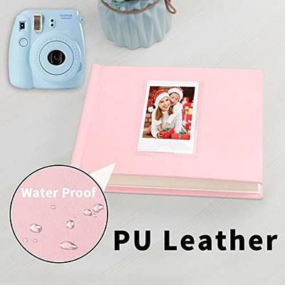 2 Packs 128 Pockets Photo Album with Writing Space, Front Window, Polaroid  Photo Albums 3 Inch Compatible with Fujifilm Instax Mini 12 11 9 8 7s 90
