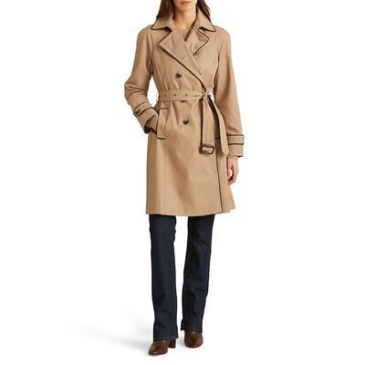 Ralph Lauren Twill Belted Trench Coat in Natural