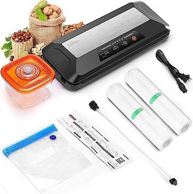 VTUUU Food Saver Vacuum Sealer Machine Bags For Vacuum Sealer Bags Rolls 2  Pack 8x20 Rolls Vacuum Food Storage Bags BPA-Free-Puncture-Resistant and Food  Saver Bags For Vacuum Sealer - Yahoo Shopping