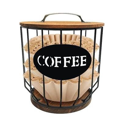 THYGIFTREE Coffee Pod Holder Wall Mount K Cup Storage Organizer for Kcup