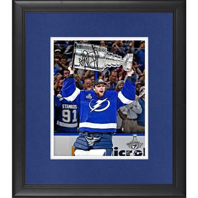 Brayden Point Tampa Bay Lightning Unsigned 2021 Stanley Cup Champions Raising Photograph