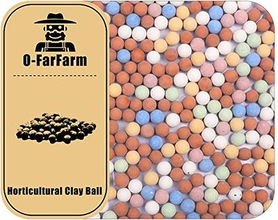  Halatool 18 LB Organic Clay Pebbles 4mm-16mm Leca for Plants  100% Natural Hydroton Clay Pebbles for Hydroponic Growing Gardening Orchids  Drainage Decoration Aquaponics : Patio, Lawn & Garden
