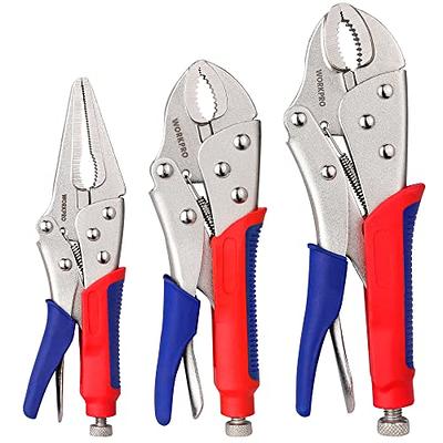 Replacement Jaws (2 Pc) for Pipe Pliers-Round Objects