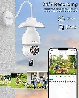  wansview Bulb Security Camera Outdoor - 2.4G WiFi