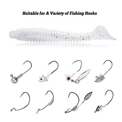 MITOBASS Paddle Tail Swimbaits 3 Paddle Tail Soft Plastic Swimbaits, 30Pcs Plastic  Bait for Saltwater/Freshwater Fishing(White) - Yahoo Shopping