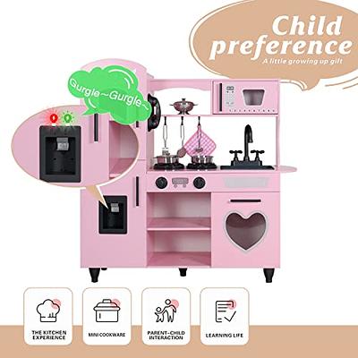 Children Kid Mini Cute Pink Microwave Oven Pretend Role Play Toy