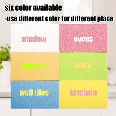 12-Count Kitchen Sponges- Compressed Cellulose Sponges Non-Scratch Natural  Dish Sponge for Kitchen Bathroom Cars, Funny Cut-Outs DIY for Kids  Multicolor