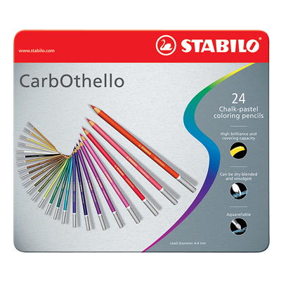 STABILO Chalk-Pastel Pencil CarbOthello - Pack of 12 - Ocean Tones - Yahoo  Shopping