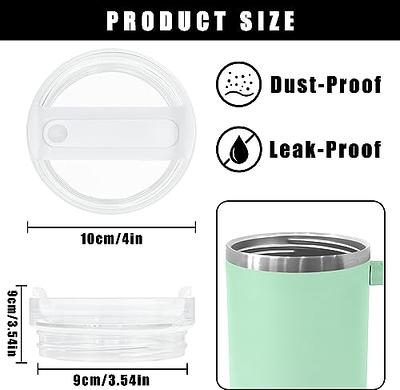 40oz Tumbler Lid for Stanley, Spill Proof Splash Resistant Tumbler  Covers,Replacement cover for Stanley Cup Accessory(2 pack) (40oz, Green)