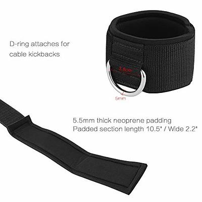 Thigh Straps for working out Padded D-Ring Ankle Strap Leg