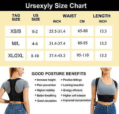 URSEXYLY Back Brace and Posture Corrector for Women and Men
