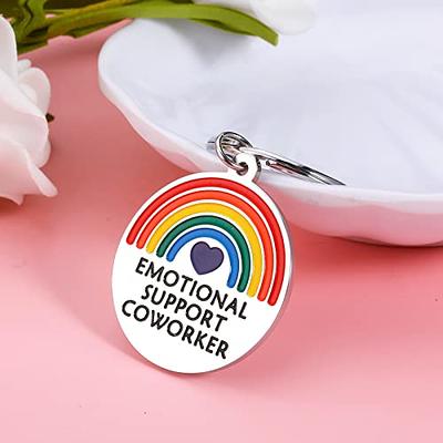 Coworker Leaving Gifts Emotional Support Coworker Keychain Gifts