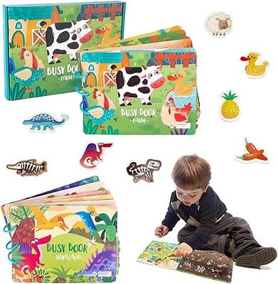 Montessori Sticker Busy Book - Keeps Kids Busy Learning!