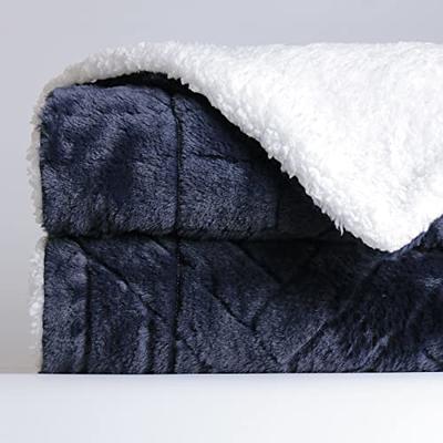 Faux Rabbit Fur Throw Blanket - Soft Fuzzy Cozy Blanket