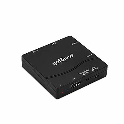 Monoprice Blackbird 4K HDMI Switch, 4x1, HDR, 18G, 4K@60Hz, YCbCr 4:4:4,  HDCP 2.2, Toslink and Analog Audio Extractor 