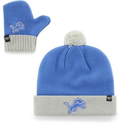 Indianapolis Colts '47 Toddler Bam Bam Cuffed Knit Hat with Pom and Mittens  Set - Royal/White